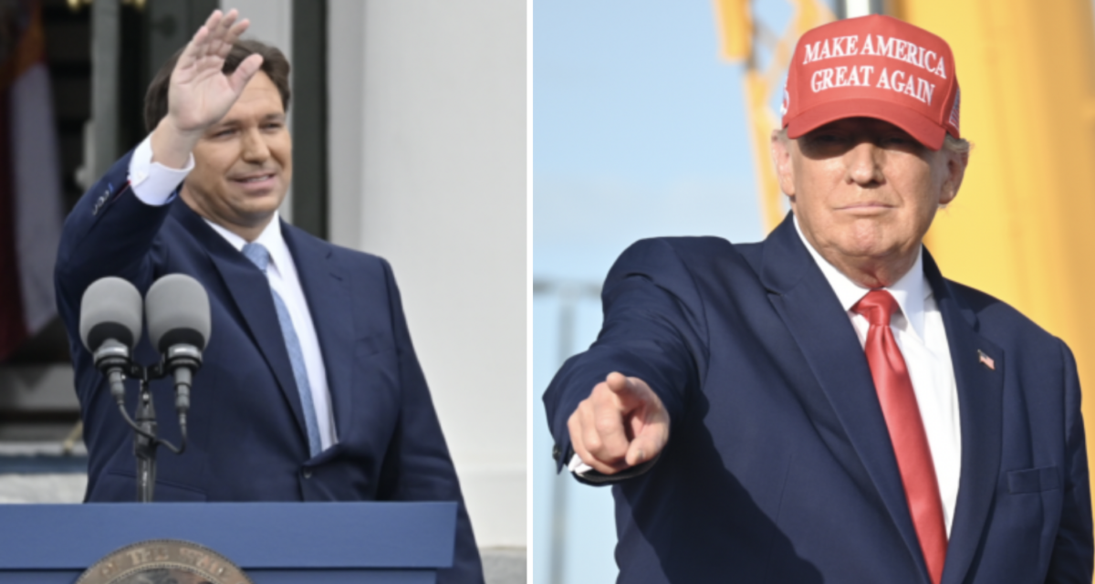 Ron DeSantis/ Donald Trump